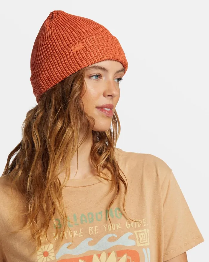 Womens Roamer Beanie Wild Poppy Billabong Hats and Beanies