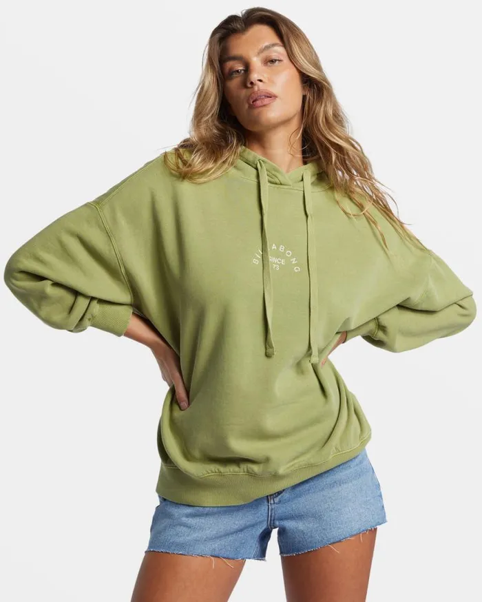 Womens So Classic Hoodie Avocado Billabong Sweatshirts and Fleece