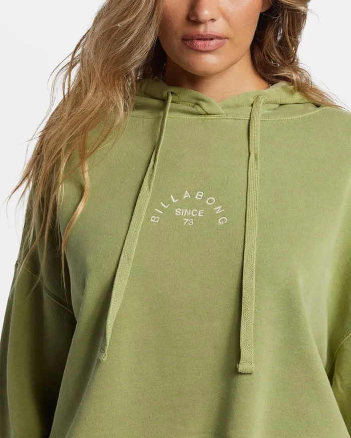 Womens So Classic Hoodie Avocado Billabong Sweatshirts and Fleece