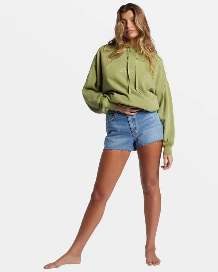 Womens So Classic Hoodie Avocado Billabong Sweatshirts and Fleece