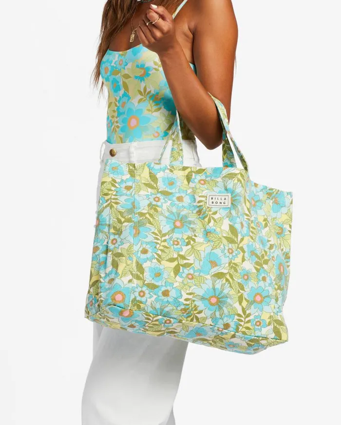 Womens So Essential Tote Bag Ocean Eyes Billabong Beach Accessories Womens So Essential Tote Bag Ocean Eyes Billabong Beach Accessories