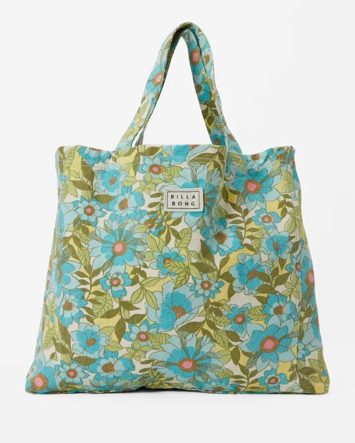 Womens So Essential Tote Bag Ocean Eyes Billabong Beach Accessories Womens So Essential Tote Bag Ocean Eyes Billabong Beach Accessories