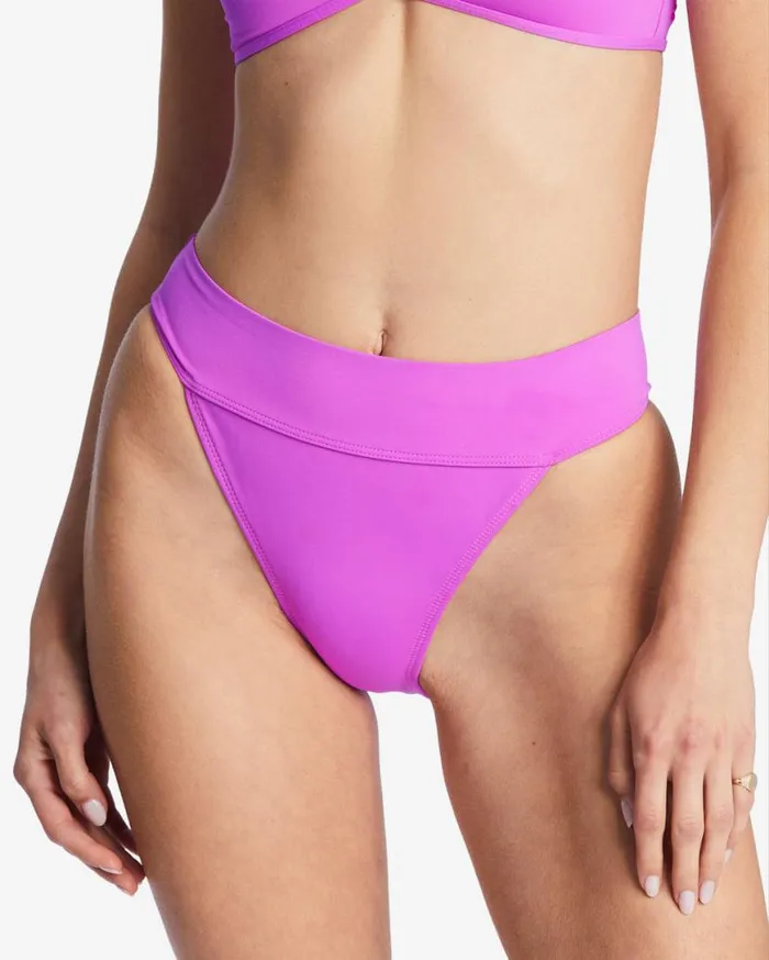 Womens Sol Searcher Aruba Bikini Bottoms Bright Orchid Billabong Bikini Bottoms