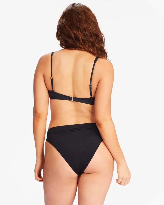 Womens Sol Searcher Maui Rider Bikini Bottoms Black Pebble Billabong Bikini Bottoms