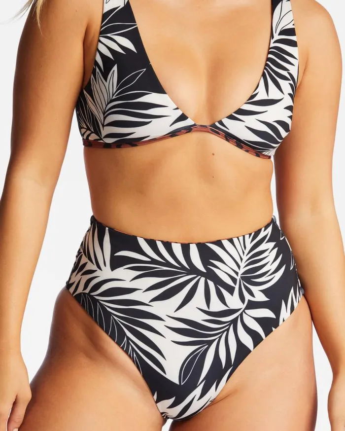 Womens Spotted In Paradise Hi Retro Reversible High Leg Bikini Bottoms Multi Billabong Bikini Bottoms