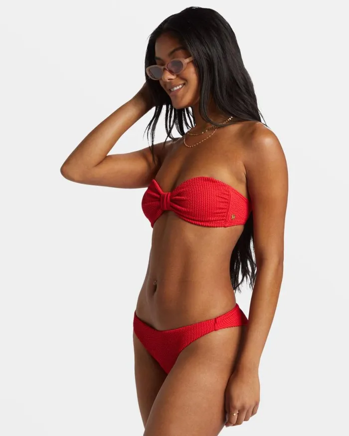 Womens Summer High Tanga Bikini Bottoms Fiesta Red Billabong Bikini Bottoms Womens Summer High Tanga Bikini Bottoms Fiesta Red Billabong Bikini Bottoms