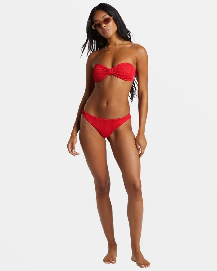 Womens Summer High Tanga Bikini Bottoms Fiesta Red Billabong Bikini Bottoms Womens Summer High Tanga Bikini Bottoms Fiesta Red Billabong Bikini Bottoms