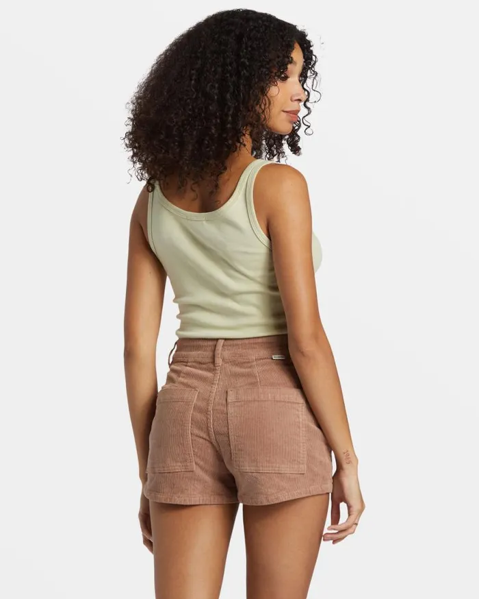 Womens Sun Goddess Tank Knit Light Avocado Billabong Tops Womens Sun Goddess Tank Knit Light Avocado Billabong Tops
