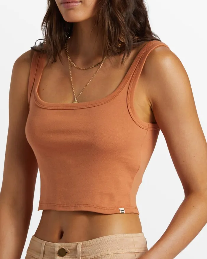 Womens Sun Goddess Tank Knit Toffee Billabong Graphic Tees and Tanks Womens Sun Goddess Tank Knit Toffee Billabong Graphic Tees and Tanks