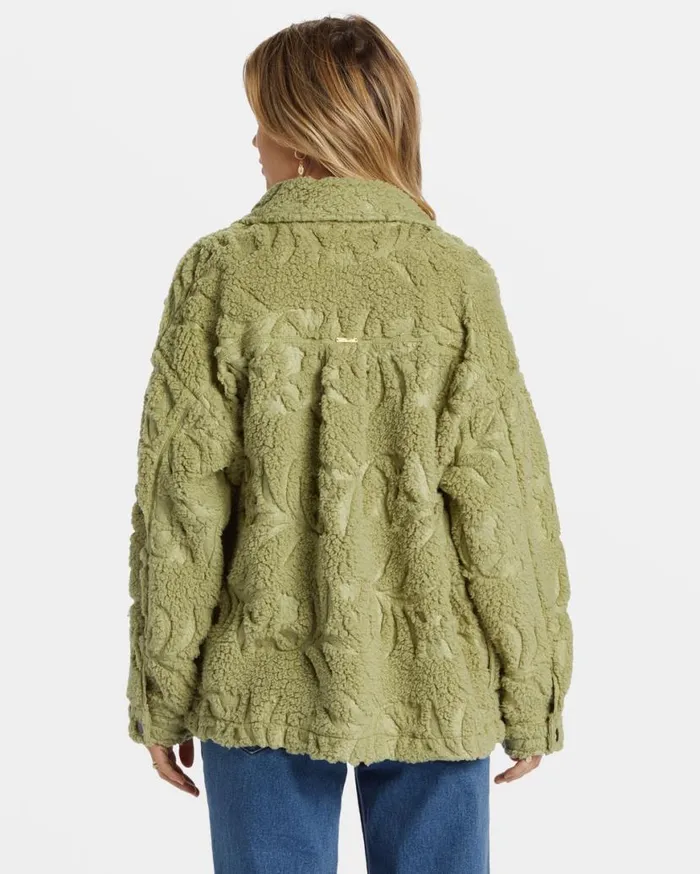 Womens Sundown Sherpa Jacket Avocado Billabong Jackets Womens Sundown Sherpa Jacket Avocado Billabong Jackets