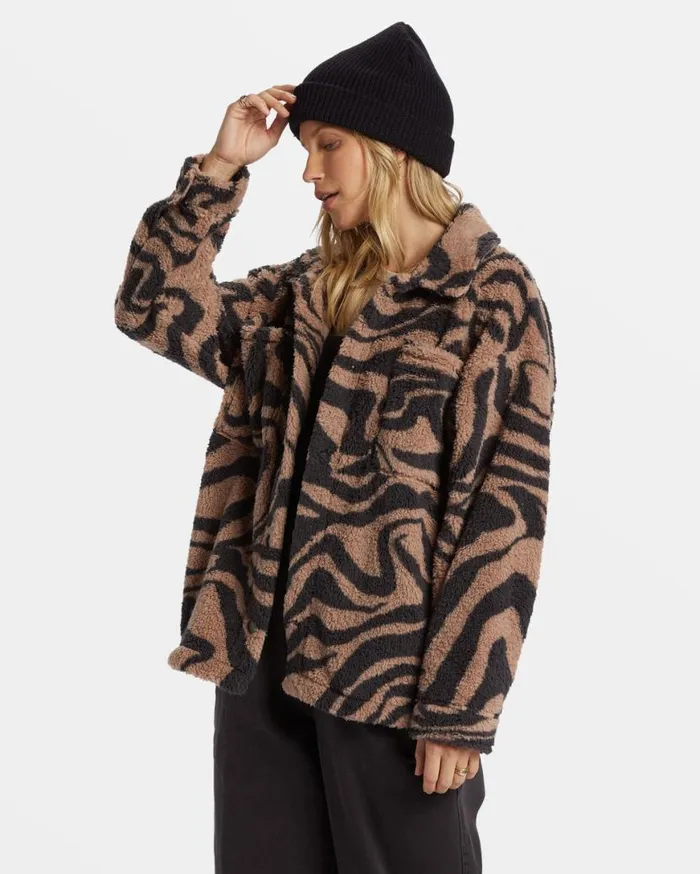 Womens Sundown Sherpa Jacket Sweet Earth Billabong Jackets Womens Sundown Sherpa Jacket Sweet Earth Billabong Jackets