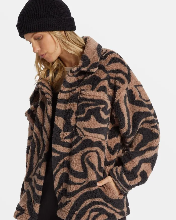 Womens Sundown Sherpa Jacket Sweet Earth Billabong Jackets Womens Sundown Sherpa Jacket Sweet Earth Billabong Jackets