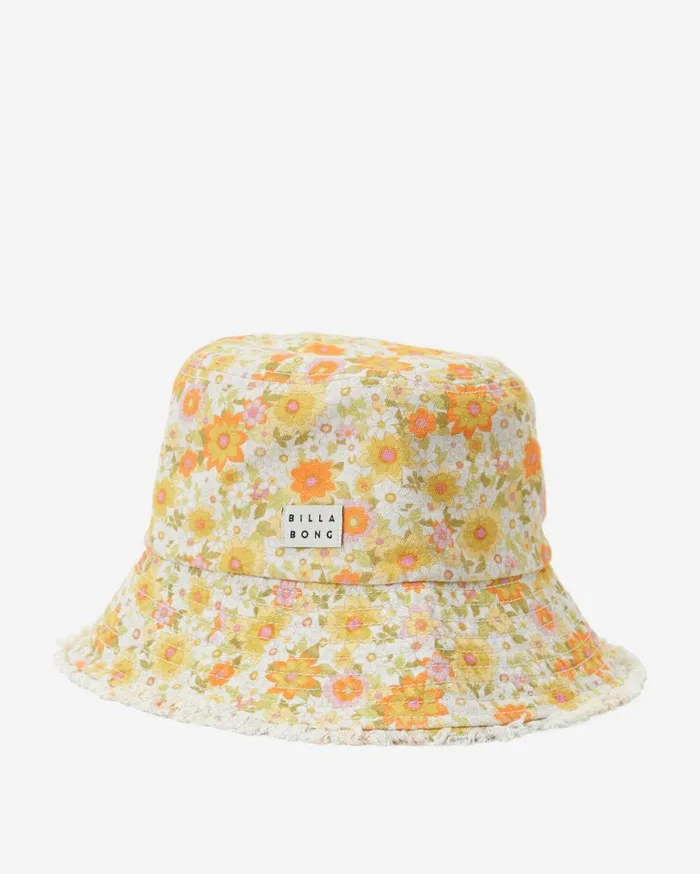 Womens Suns Out Bucket Hat Honeybee Billabong Hats and Beanies Womens Suns Out Bucket Hat Honeybee Billabong Hats and Beanies