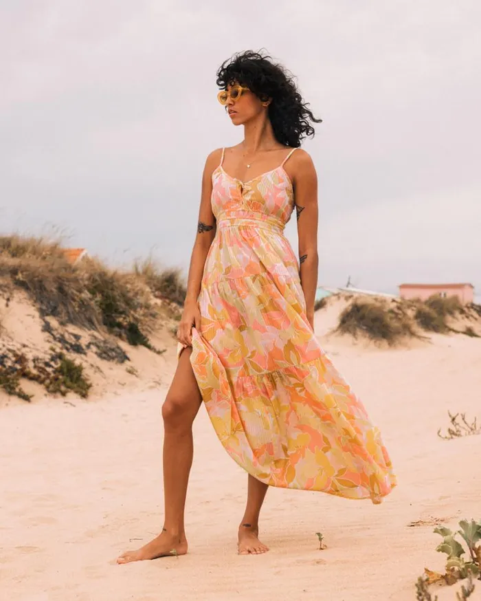 Womens Sunset Dream Maxi Dress Multi Billabong Dresses