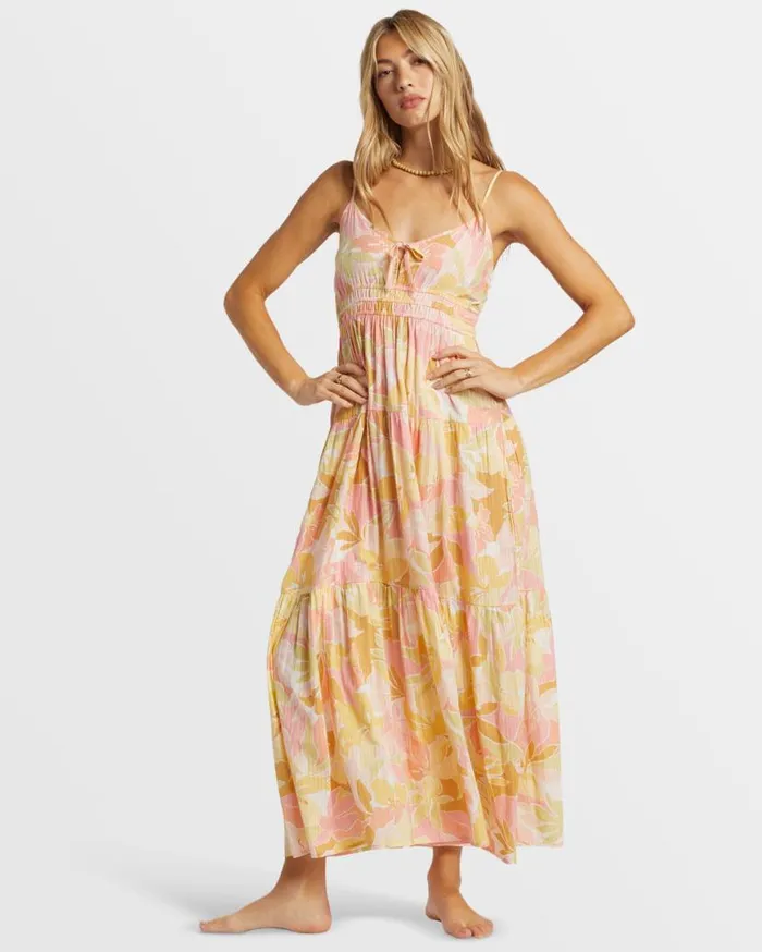 Womens Sunset Dream Maxi Dress Multi Billabong Dresses Womens Sunset Dream Maxi Dress Multi Billabong Dresses