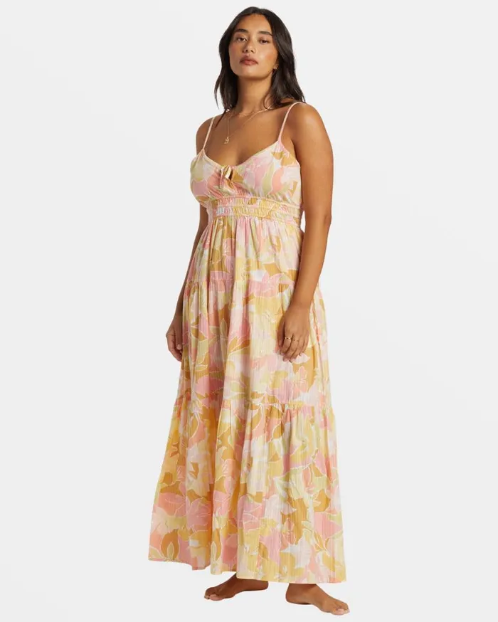 Womens Sunset Dream Maxi Dress Multi Billabong Dresses Womens Sunset Dream Maxi Dress Multi Billabong Dresses