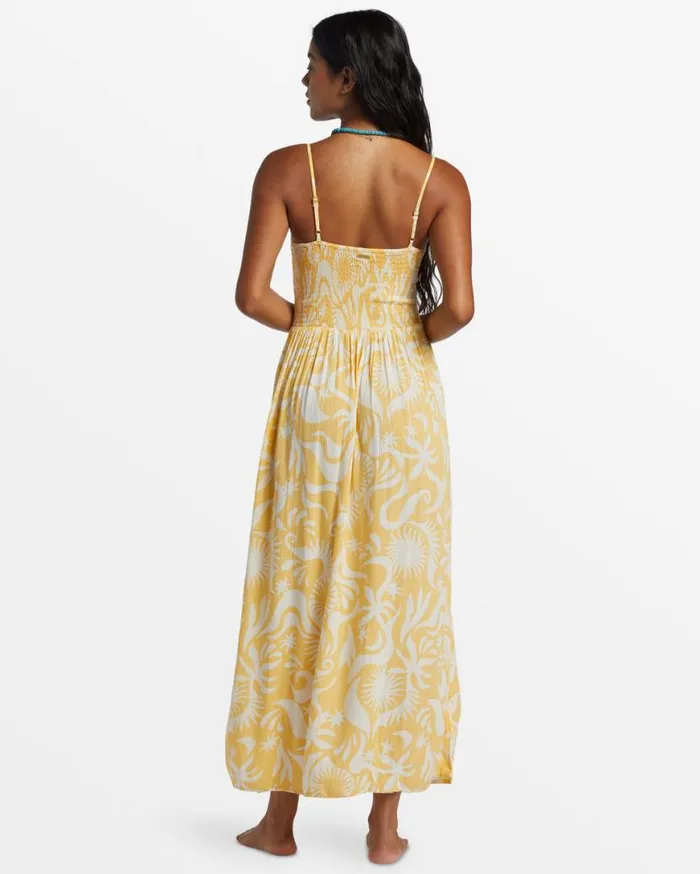 Womens Sunspell Midi Dress Gold Billabong Dresses Womens Sunspell Midi Dress Gold Billabong Dresses