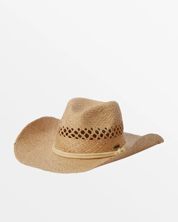 Womens Surfs Up Cowboy Hat Natural Billabong Hats and Beanies Womens Surfs Up Cowboy Hat Natural Billabong Hats and Beanies