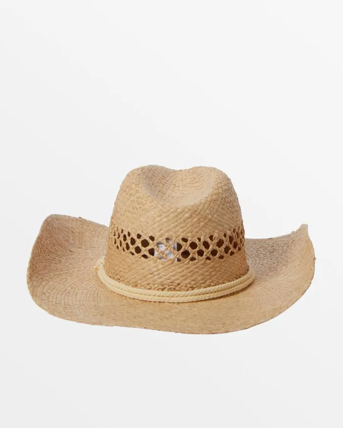 Womens Surfs Up Cowboy Hat Natural Billabong Hats and Beanies Womens Surfs Up Cowboy Hat Natural Billabong Hats and Beanies