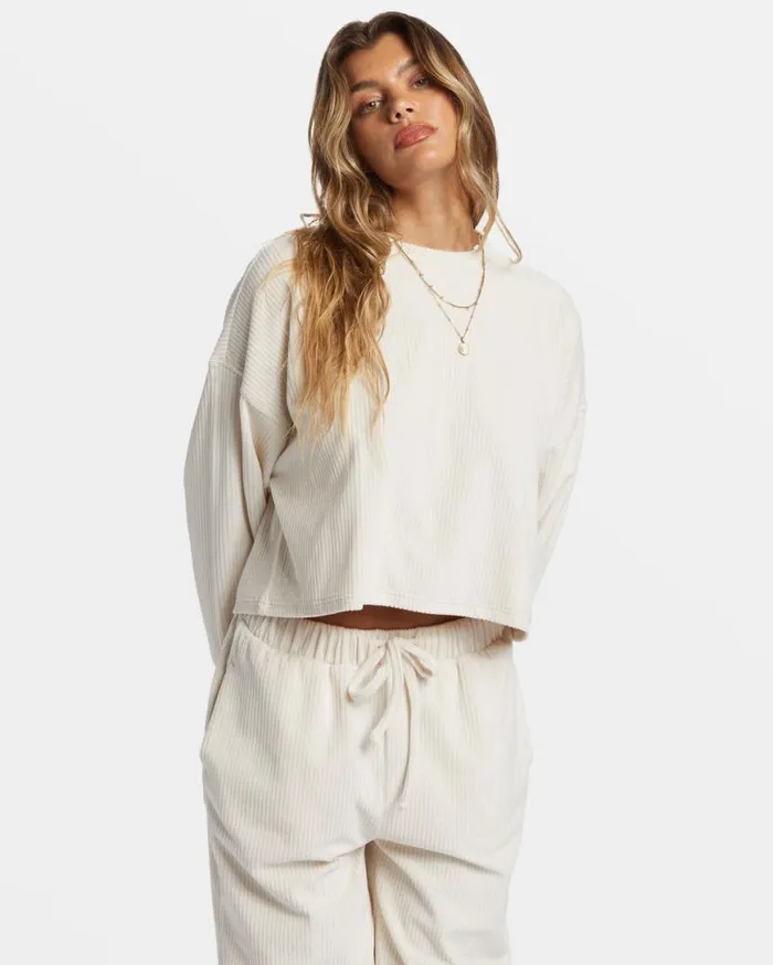 Womens Sweet Sun Crewneck Sweatshirt White Cap Billabong Sweatshirts and Fleece Womens Sweet Sun Crewneck Sweatshirt White Cap Billabong Sweatshirts and Fleece