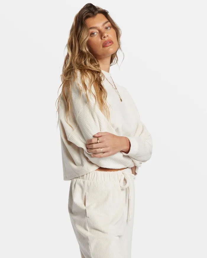 Womens Sweet Sun Crewneck Sweatshirt White Cap Billabong Sweatshirts and Fleece Womens Sweet Sun Crewneck Sweatshirt White Cap Billabong Sweatshirts and Fleece