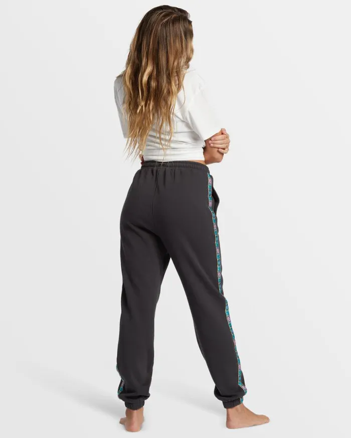 Womens Swipe Right Elastic Waist Joggers Black Sands Billabong Jeans and Pants Womens Swipe Right Elastic Waist Joggers Black Sands Billabong Jeans and Pants
