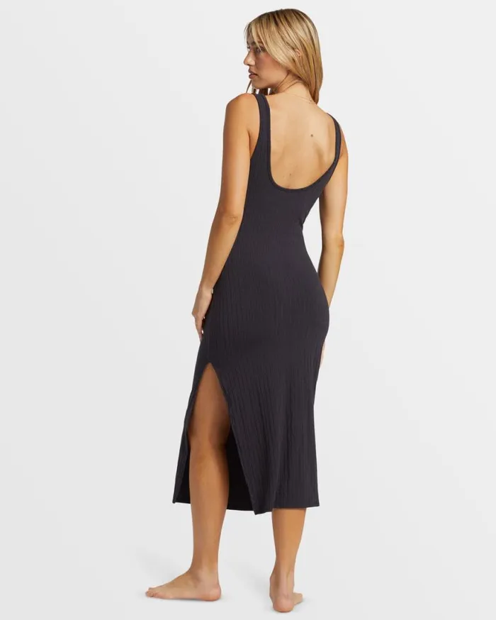 Womens Take A Look Rib Knit Dress Black Sands Billabong Dresses Womens Take A Look Rib Knit Dress Black Sands Billabong Dresses