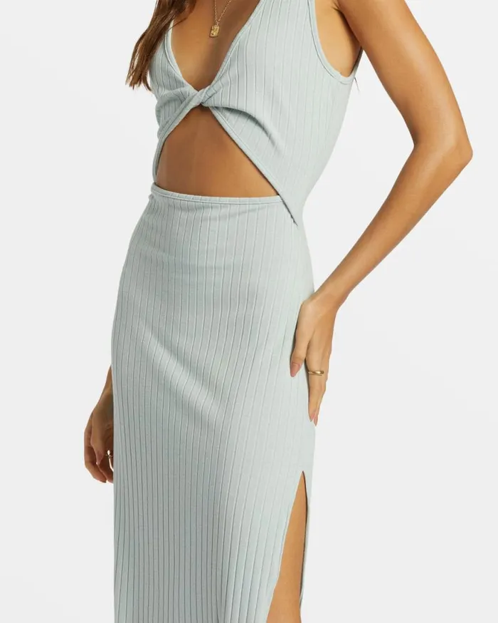 Womens Take A Look Rib Knit Dress Dusk Blue Billabong Dresses Womens Take A Look Rib Knit Dress Dusk Blue Billabong Dresses