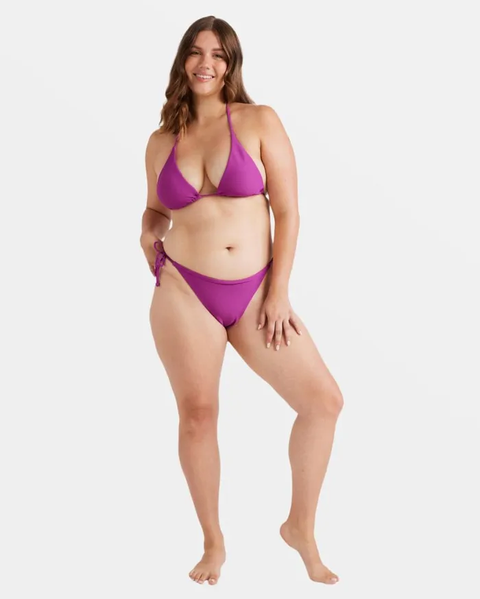 Womens Tanlines Tie Side Tanga Bikini Bottoms Berry Bliss Billabong Bikini Bottoms