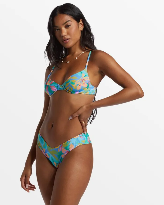 Womens Tropic Daze Demi Underwire Bikini Top Multi Billabong Bikini Tops Womens Tropic Daze Demi Underwire Bikini Top Multi Billabong Bikini Tops