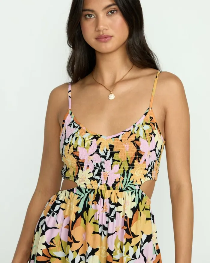 Womens True Desire Mini CutOut Dress Black Pebble 2 Billabong Dresses Womens True Desire Mini CutOut Dress Black Pebble 2 Billabong Dresses