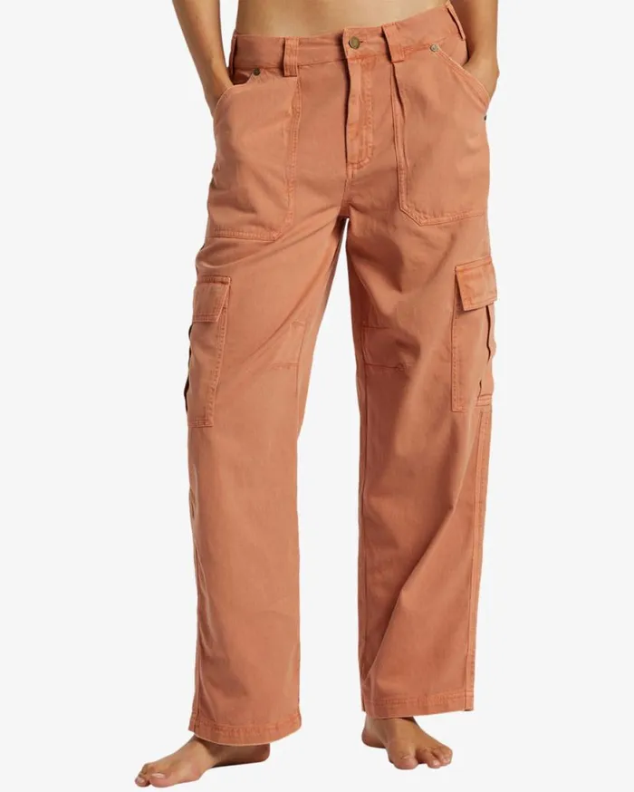 Womens Walk Along Pants Sunburnt Billabong Jeans and Pants Womens Walk Along Pants Sunburnt Billabong Jeans and Pants
