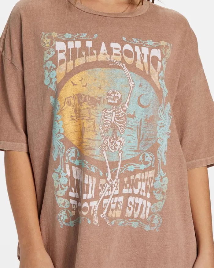 Womens Walk With Me TShirt Sweet Earth Billabong Graphic Tees and Tanks Womens Walk With Me TShirt Sweet Earth Billabong Graphic Tees and Tanks