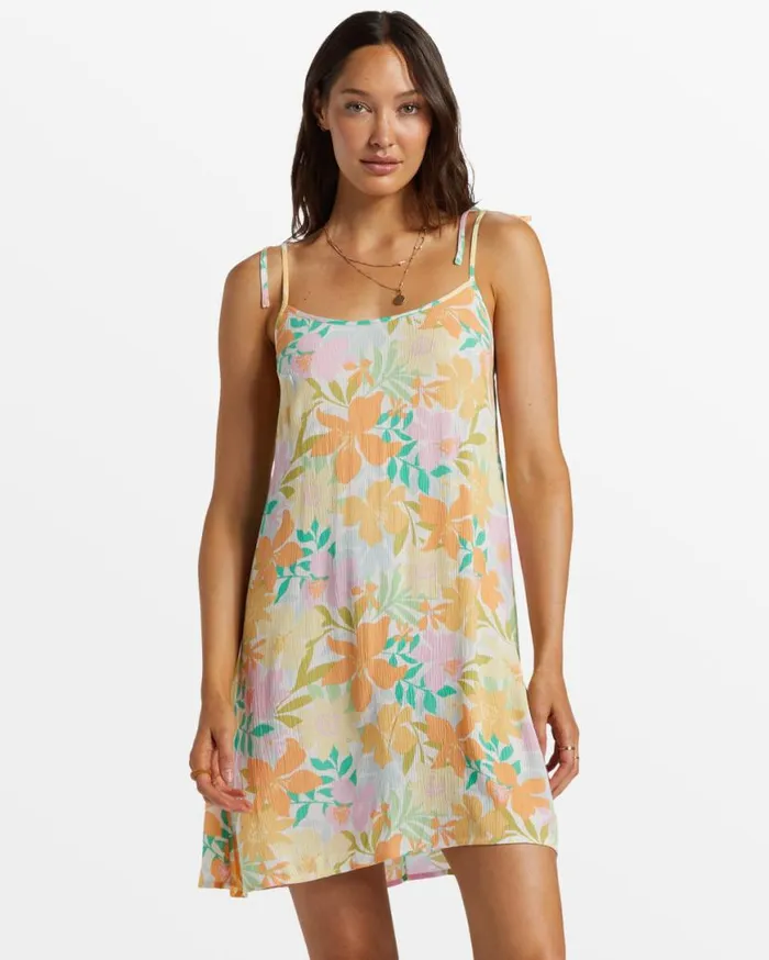 Womens Your Love Mini Slip Dress Multi Billabong Dresses